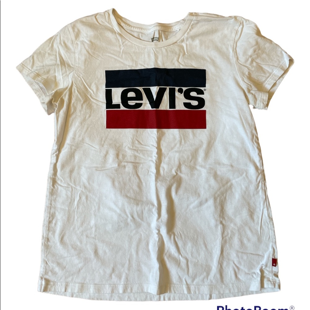 Levi’s Logo White SS Tee - Med
